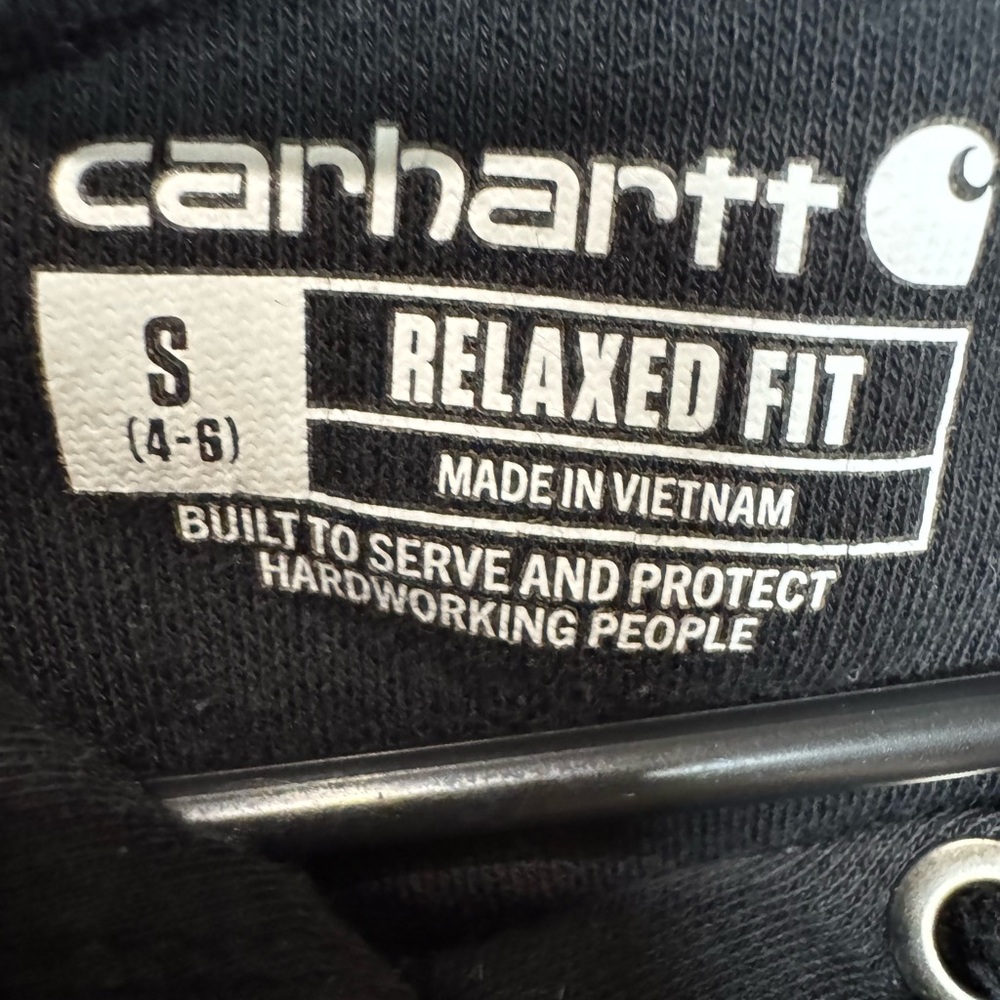 Carhartt Women’s Black Pullover Hoodie - Picture 3 of 3